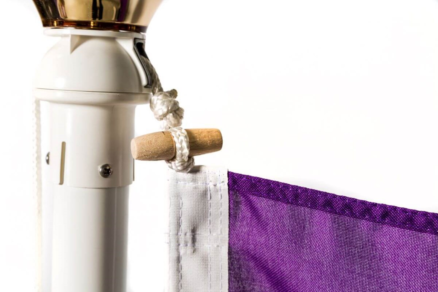 Purple Queens Platinum Jubilee Flag Finishing