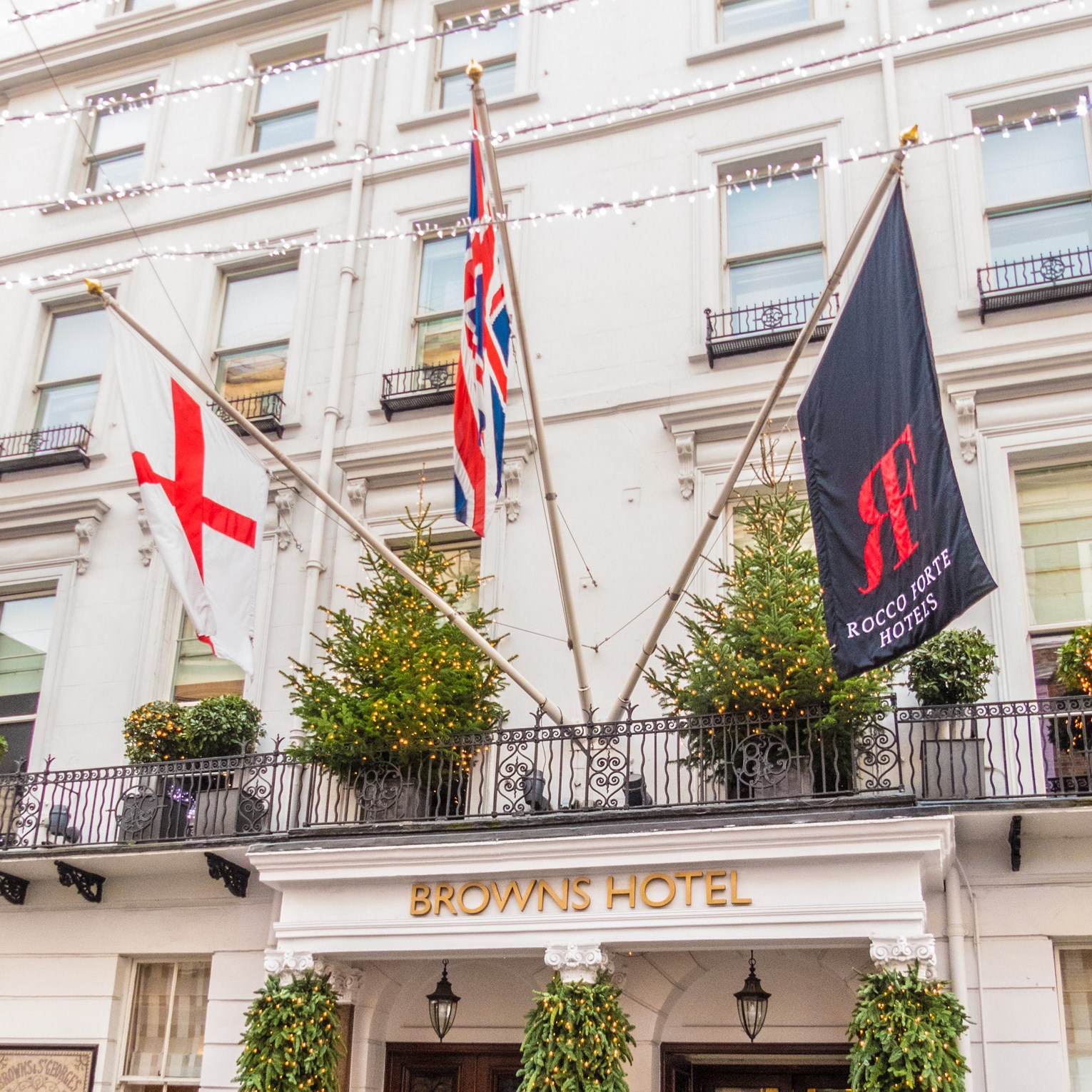Brwons Hotel Custom and National Flags
