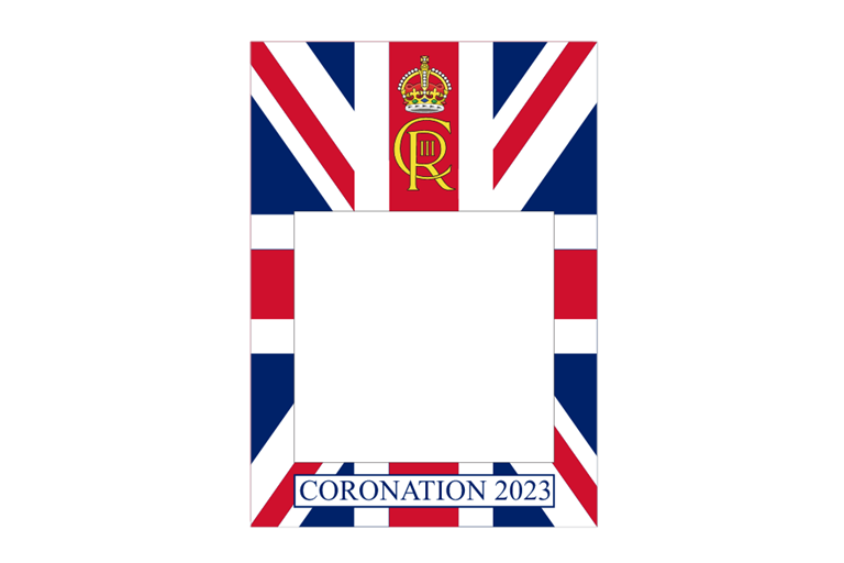 Union Coronation Selfie Frame