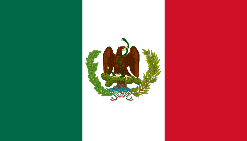 Mexico National Flag History Facts Flagmakers   Mexico Republic1 