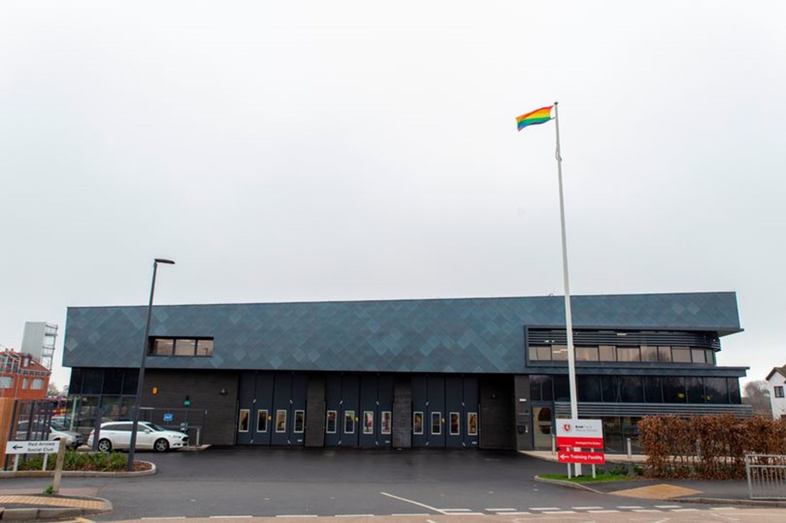 Kent Fire and Rescue Flagpole