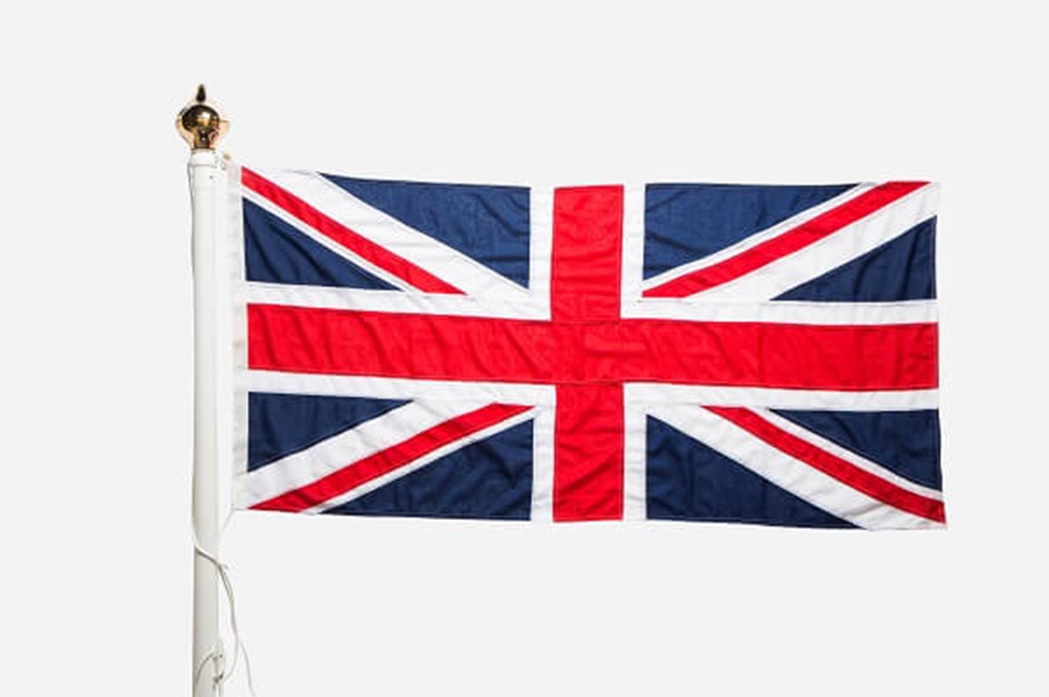 Union Flag on A Flagpole