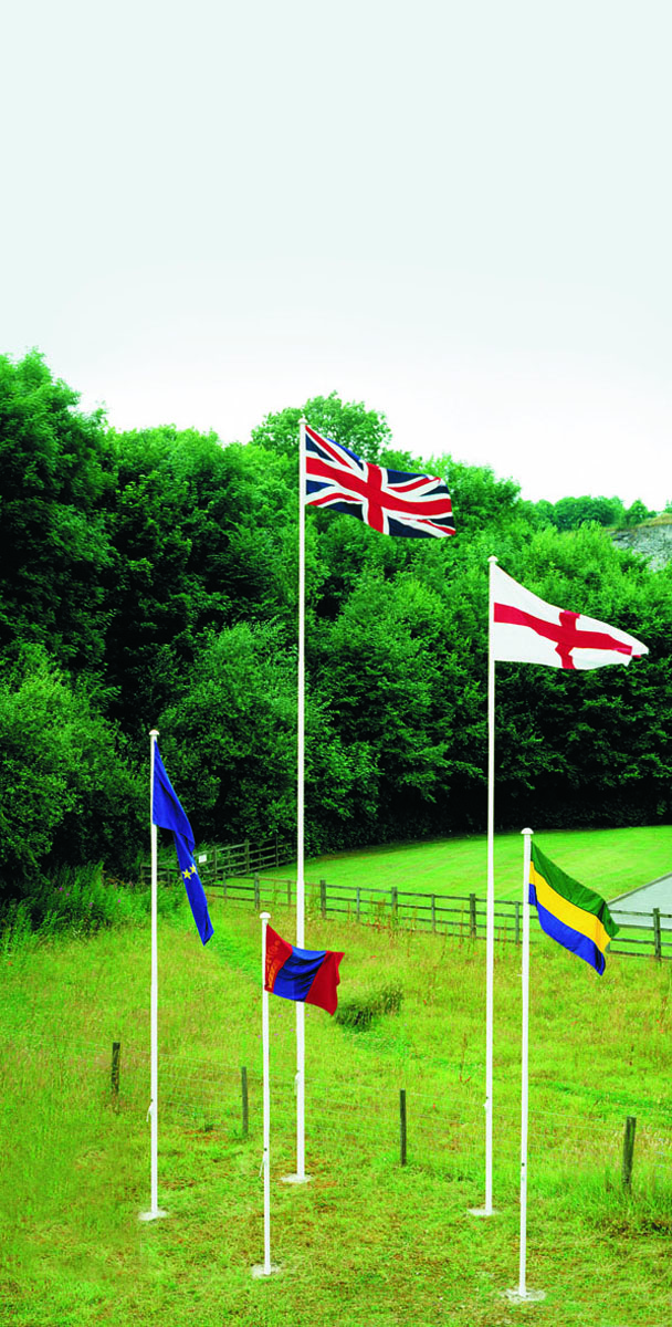 Schweißband Fahne Flagge Großbritannien St Piran Cornwall 2er Set 7x8cm Armba 