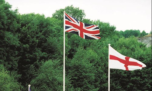 Ground Mounted Aluminium Flagpole