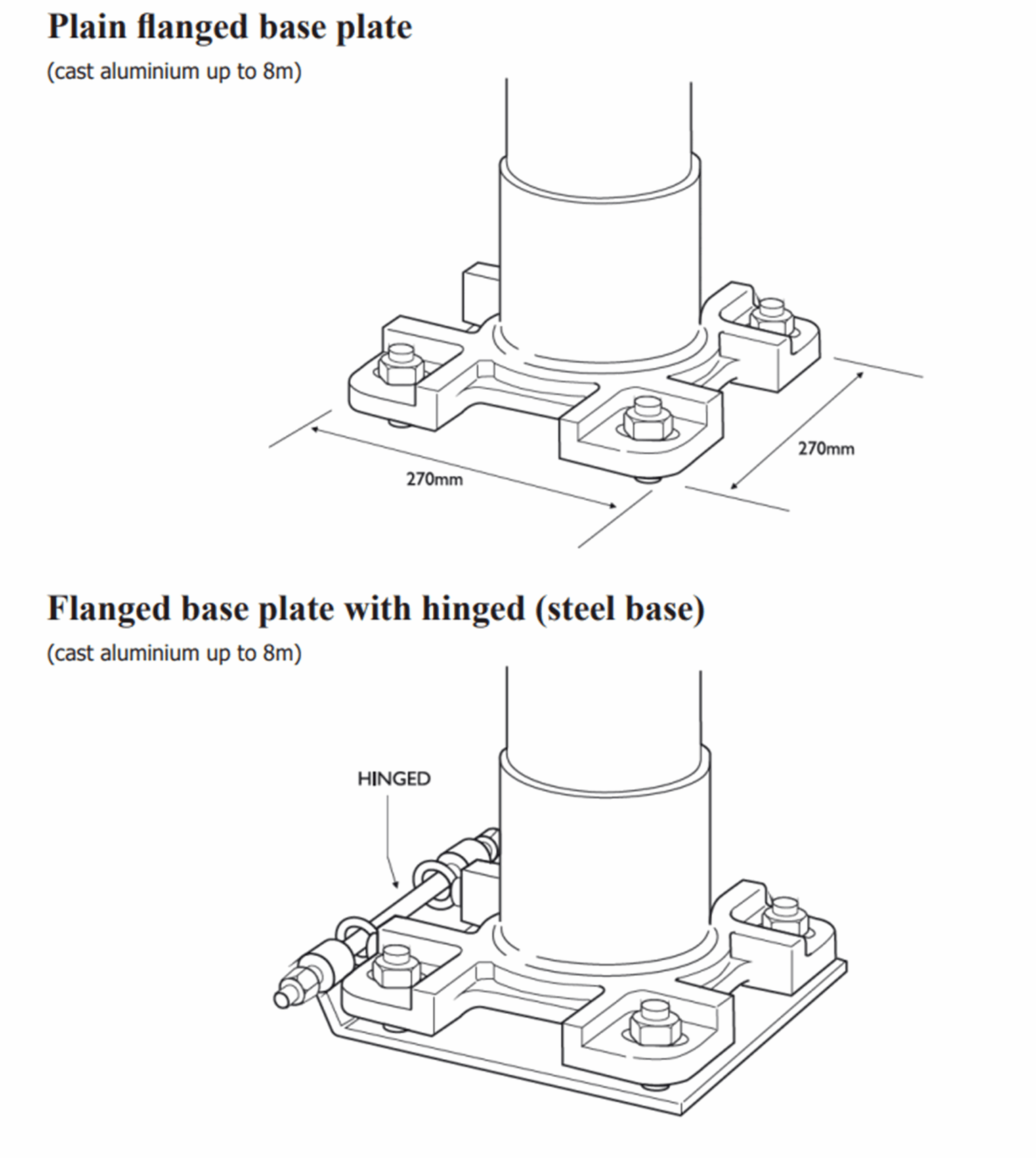Flagpole Base Options
