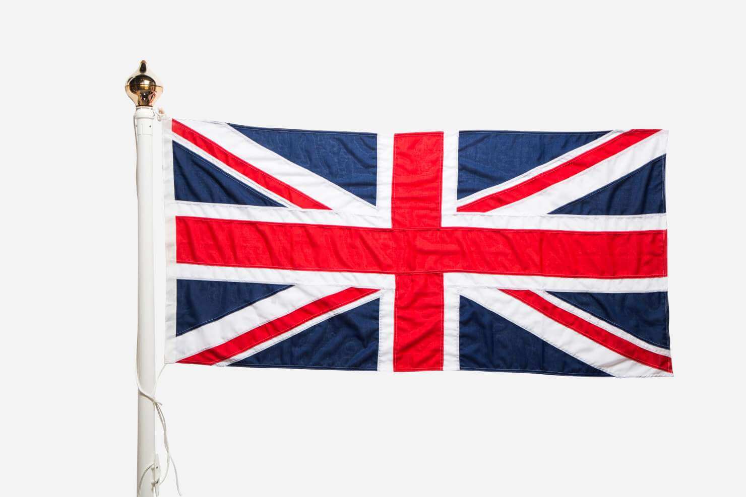 Union Jack with made in England 