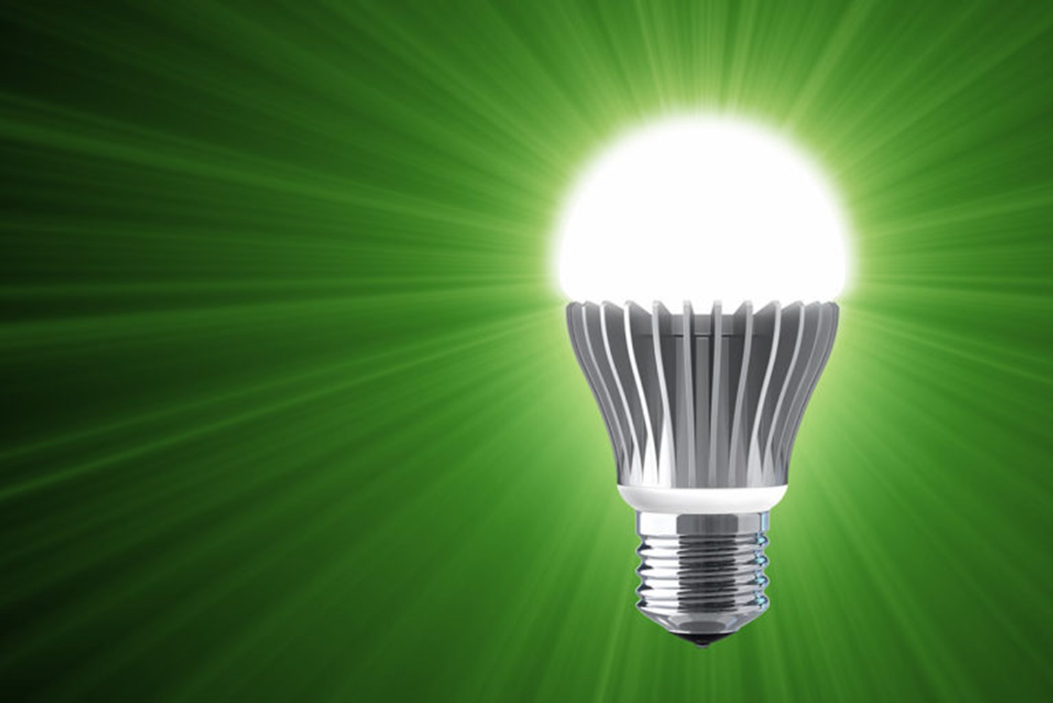 lightbulb green background