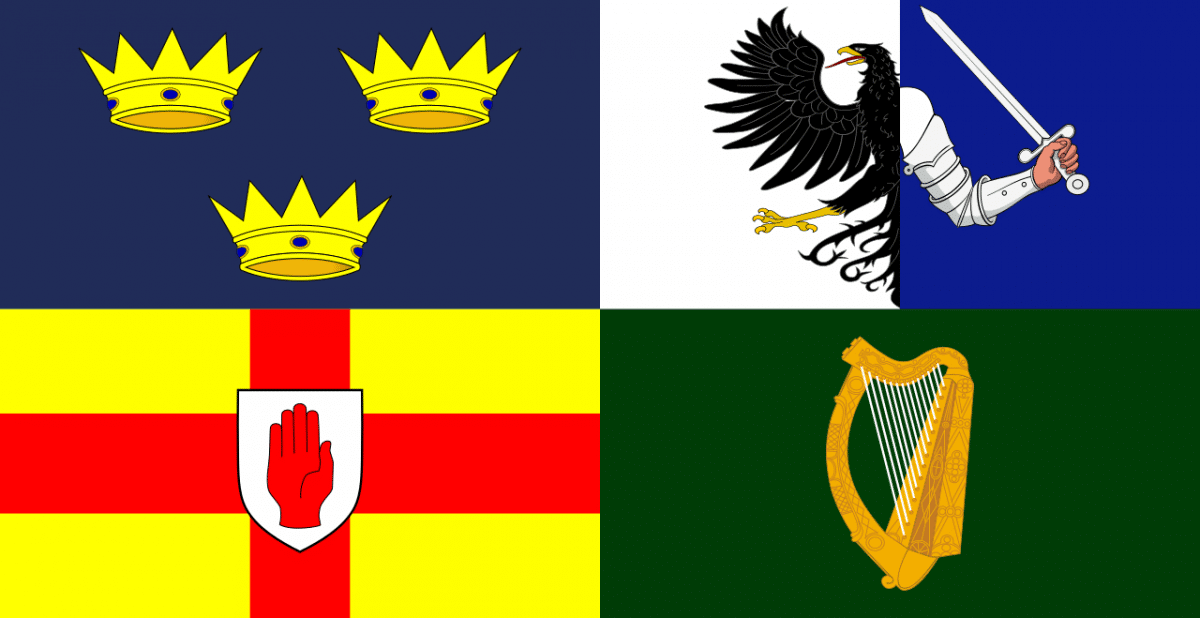 Northern Ireland Flag Ulster Hand Ni Irish Flags 5FT x 3FT Football Giant 