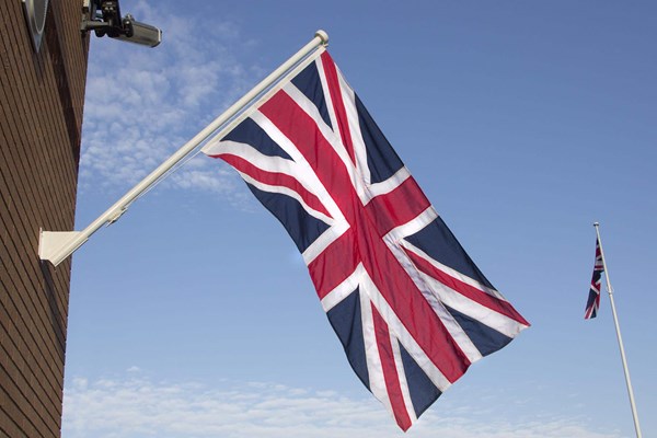 Wall Mounted Flag Poles for Sale, Made in UK